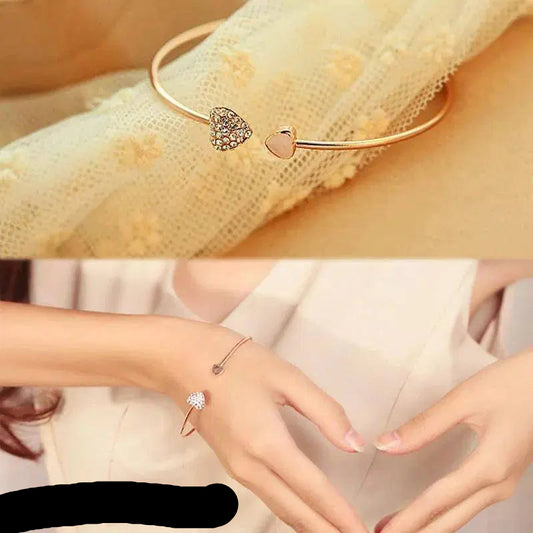 Double Heart Love Bracelet